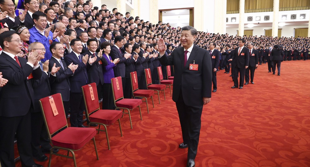 習(xí)近平等領(lǐng)導(dǎo)同志親切會(huì)見出席黨的二十大代表、特邀代表和列席人員